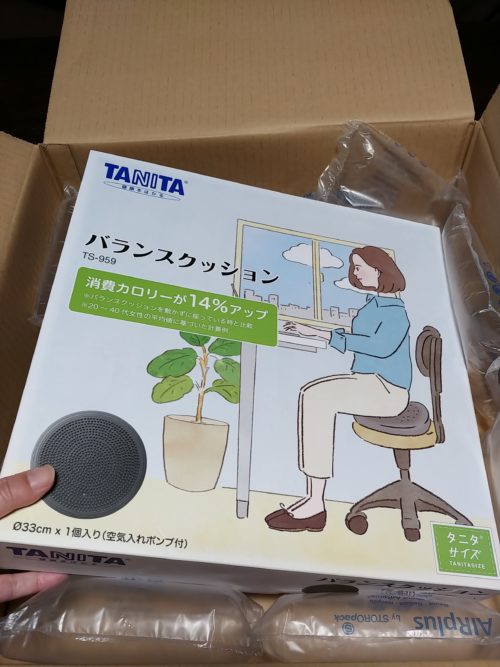 タニタさんのバランスクッションを買ったお話 | こまど屋雑記帳